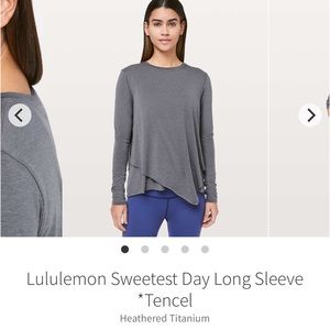 Lululemon Sweetest Day Long Sleeve *Tencel